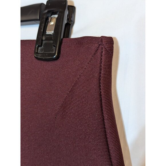 Haute Monde 2XL Burgundy Bandage Skirt Pencil Stretchy - Picture 3 of 7